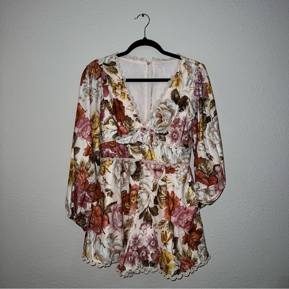 Vici Pants - Vici Floral Print Romper